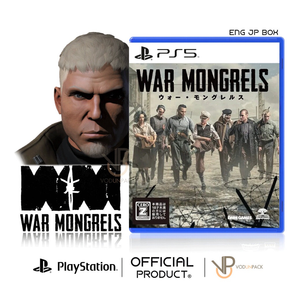 PS5 : WAR MONGRELS ปก JP แผ่นเกม Playstation