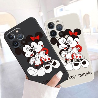 เคสโทรศัพท์มือถือแบบนิ่ม ขอบตรง ลายการ์ตูนมิกกี้ มินนี่เมาส์น่ารัก สําหรับ Huawei Honor 9X Pro Honor 50 SE Honor 8A Honor 9X Y9S Honor 20