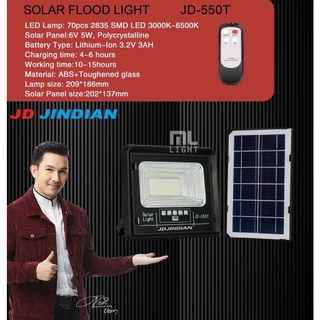 JD ของแท้100% สปอร์ตไลท์ โซล่าเซลล์ 50W 95W 150W 250W 350W ไฟโซล่าเซลล์ โคมไฟ พลังงานแสงอาทิตย์ ราคาส่ง สอบถามได้นะคะ