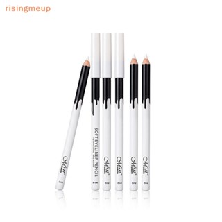 [risingmeup] ดินสอเขียนคิ้ว อายไลเนอร์ สีขาว กันน้ํา 12 ชิ้น/ล็อต