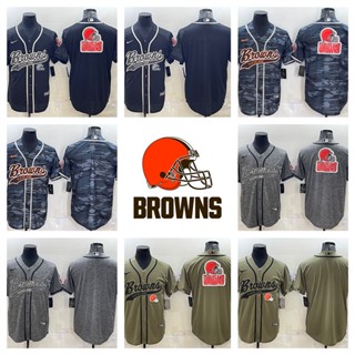 NFL Cleveland Browns เสื้อยืดเสื้อสปอร์ต