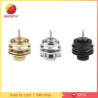 [Baosity1] หัวเข็มขัดล็อคสายคล้องกีตาร์ กันลื่น สีทอง DIY