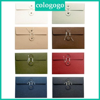 Colo ซองจดหมายกระดาษคราฟท์ 10 ชิ้น สําหรับโปสการ์ดจดหมาย ใบแจ้งเชิญ