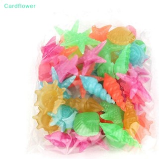 &lt;Cardflower&gt; หินกรวดประดิษฐ์ เรืองแสง สําหรับตกแต่งสวน ทางเดิน ตู้ปลา 100 ชิ้น