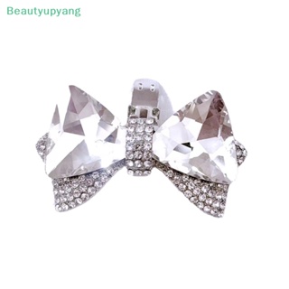 [Beautyupyang] คลิปหนีบรองเท้าส้นสูง ประดับโบว์ พลอยเทียม ถอดได้ แวววาว สําหรับตกแต่งรองเท้าเจ้าสาว งานแต่งงาน DIY 1 ชิ้น