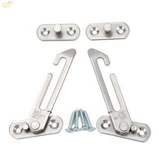 【VARSTR】Buckle Right&amp;Left Stay Buckle Silver With 8x Screws Accessories Casement