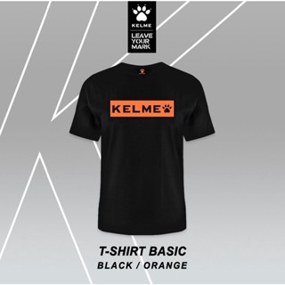 เสื้อยืด KELME พื้นฐาน - สีดํา / สีส้ม