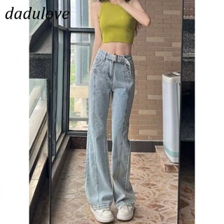 DaDulove💕 New American Ins High Street Retro Micro Flared Jeans Niche High Waist Wide Leg Pants Trousers