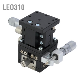 Leo310 LD40-LM 3 แกน XYZ Linear Stage Trimming Platform แบริ่งปรับแต่งตารางเลื่อน 40x40mm