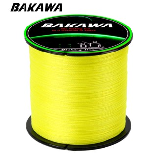 Bakawa สายเอ็นตกปลา PE 100% แบบถัก 300 ม. 4 เส้น สําหรับตกปลาคาร์พ