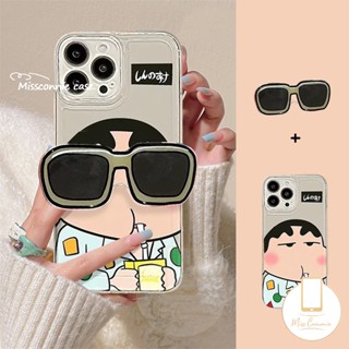 เคสโทรศัพท์มือถือ ลายการ์ตูนชินจัง พร้อมที่ตั้งวาง สําหรับ Infinix Smart 5 4 6 Plus Hot 10 11s 11 12 9 Play Hot 20 12i 20s 12pro 8 11s 10s Nfc 10 Lite Note 10 11 12 Pro 12 2023 ผ้าคลุม