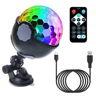  USB color rotating magic ball light disco light party light with 3 control modes energy-saving 360 ° rotating ceiling party light