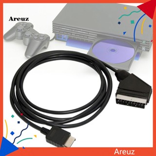 Are สายเคเบิลเชื่อมต่อ AV RGB Scart TV แบบเปลี่ยน สําหรับ Sony Playstation PS2 3 18 เมตร