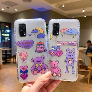 เคสโทรศัพท์มือถือนิ่ม ปิดด้านหลัง ลายกระต่าย หมี เค้ก สําหรับ VIVO Y27 V27e Y36 Y35 Y16 Y02s Y22S Y21T Y15S Y15A Y33s Y20 Y52 Y50 Y15 Y19 Y17 Y12A Y95 Y01C V25 V23 V21 V11i V9