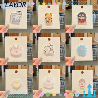 LAY เข็มกลัด ลายการ์ตูนน่ารัก สําหรับตกแต่งกระเป๋านักเรียน กระเป๋าเด็ก