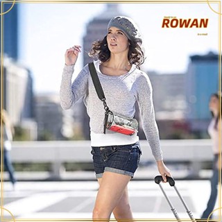 Rowans กระเป๋าเข็มขัดใส กันน้ํา ทรงกระบอก สนามกีฬา ได้รับการอนุมัติ กระเป๋าสตางค์ใส