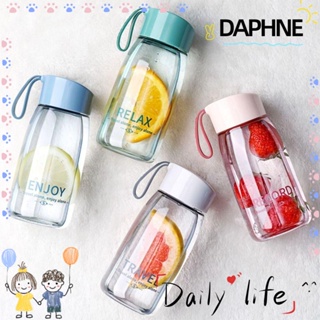 DAPHNE ขวดน้ําพลาสติก ขนาด 380 มล. แฟชั่นสําหรับกลางแจ้ง