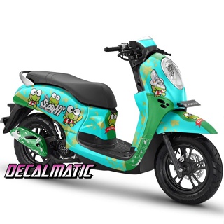 สติกเกอร์ติดแดชบอร์ด แบบเต็มตัว พร้อมแผงหน้าปัด สําหรับ Honda 2012-2023 Keroppi2