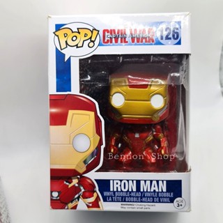 Funko POP IRON MAN 126  ของแท้ พร้อมส่ง กล่องไม่สวย