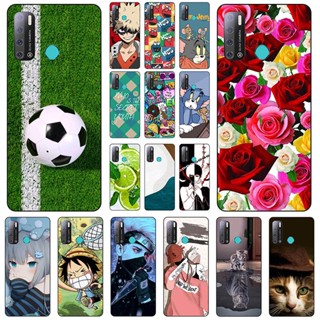 เคสซิลิโคนนิ่ม ลายฟุตบอลน่ารัก สําหรับ Tecno SPark 5 Pro SPark5 CD7 SPark 5 Air KD6