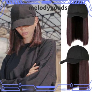 MELODYGOODS1 หมวกวิกผมสังเคราะห์ ไร้รอยต่อ ทนอุณหภูมิสูง สําหรับผู้หญิง