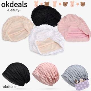 OKDEALS หมวกฮิญาบ ผ้าโพกหัว ลําลอง สไตล์มุสลิม แฟชั่นฤดูใบไม้ผลิ และฤดูร้อน สําหรับผู้หญิง