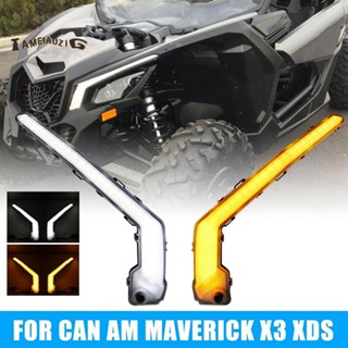 ไฟเลี้ยวสีเหลืองอําพัน สําหรับ Can-Am Maverick X3 XDS XRS 2017 2018 710004994 &amp; 710004995