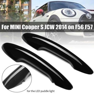 ฝาครอบมือจับประตูด้านนอก สีดําเงา สําหรับ BMW MINI Cooper R50 R52 R53 R55 R56 R57 R58 R59 R61