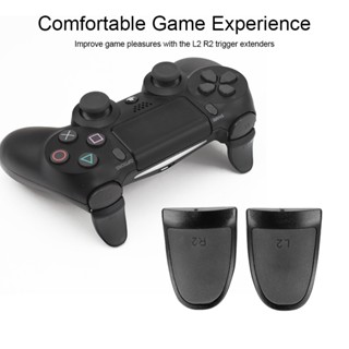 Superage L2 R2 Controller Extenders ปุ่มขยายทริกเกอร์ Soft Touch Extended Grips สำหรับ PS4