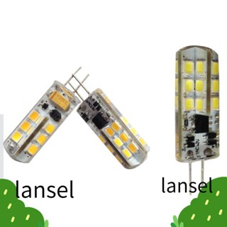 Lansel หลอดไฟฮาโลเจน LED COB มุม 360 G4 พลาสติก 12V G4 แบบเปลี่ยน 10 ชิ้น