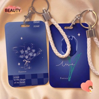 Beauty กระเป๋าใส่บัตรเครดิต บัตรประชาชน พลาสติก น่ารัก สําหรับนักเรียน