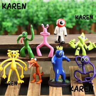 Karen โมเดลตุ๊กตา Friends Of The Rainbow Boy Rainbow Friend แฮนด์เมด ของเล่นสําหรับเด็กผู้ชาย 8 ชิ้น