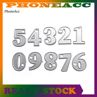 Phoneacc แผ่นแม่แบบ ตัดลายตัวเลข 0-9 DIY สําหรับตกแต่งสมุด กระดาษ การ์ด งานหัตถกรรม