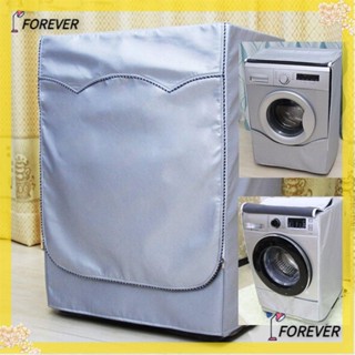 FOREVER เครื่องซักผ้า|ผ้าคลุมกันฝุ่น สีเงิน แบบพกพา กันแดด สําหรับใช้ในบ้าน