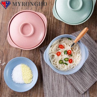 Myronghd ชามก๋วยเตี๋ยวก๋วยเตี๋ยวก๋วยเตี๋ยว ชามซุป ทําความสะอาดง่าย สไตล์ญี่ปุ่น มีประโยชน์