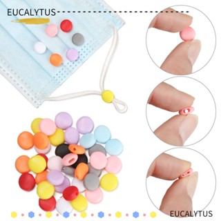 EUTUS 200 ชิ้น / กล่อง แบน เกลียว หัวเข็มขัด สายหู กันลื่น อุปกรณ์เสริม