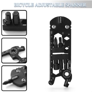 Outdoor Bicycle Adjustable Spanner Multi-function Combination Tool Screwdriver