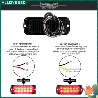 ✥เมล็ดพันธุ์อัลลอย✥【คุณภาพสูง】ไฟ Led 12 ดวง 12V สําหรับติดด้านข้างรถยนต์ รถบรรทุก รถพ่วง