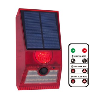 Sale! Solar Wall Lamp Alarm Lamp Polycrystalline Silicon Solar Panel Long Life