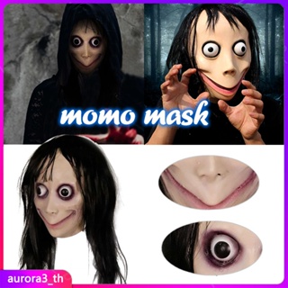 【ในการจัดส่ง】 Y190 Halloween Scary Zombie Face Mask Latex Cosplay Costume Festival Ghost Adult Challenge Scary Games Party Horror Props