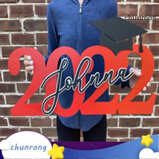 Chunrong พร็อพหมวกปริญญาตรี สําหรับตกแต่งปาร์ตี้จบการศึกษา DIY 2022