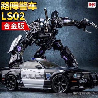 [Spot] Black Mamba LS02 roadblock police car deformation alloy rigid robot MPM05 childrens toys for boys over 16 years old