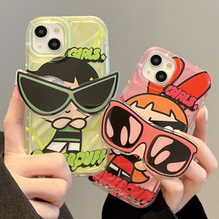 เคสโทรศัพท์มือถือ TPU กันกระแทก ลาย Powerpuff Girls สําหรับ Iphone 11 12 13 14 Pro Max 7Plus 8Plus XR XS