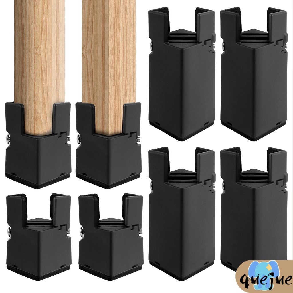 4 ชิ้น ขาเฟอร์นิเจอร์ ปรับระดับความสูงได้ ทนทาน สําหรับยกเฟอร์นิเจอร์ โซฟา ขารองรับคานเตียง ขายึดขาโซฟาเสริมความสูง