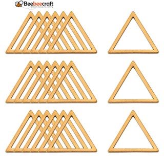 แหวนสเตนเลส 304 ทรงสามเหลี่ยม ขนาด 13.5x12x0.8 มม. สีทอง 10 ชิ้น