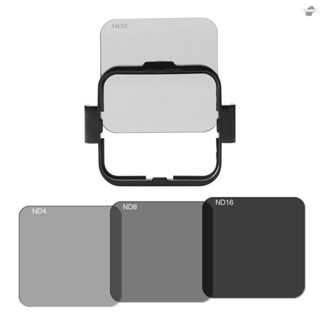 {fly} Andoer Square Lens Filter Protector Kit Set(ND2/ND4/ND8/ND16) Replacement for  Hero4 Session w/ Filter Mounting Frame Holder