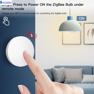 Tuya Zigbee Button Scene Switchage การเชื่อมต่อแบบหลายฉาก สวิตช์อัจฉริยะ การทำงานอัตโนมัติที่ใช้พลังงานจากแบตเตอรี่ทำงานร่วมกับอุปกรณ์ Zigbee Smart Life KDURANT