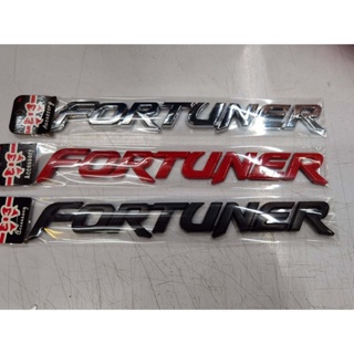 ป้ายโลโก้ FORTUNER ติดท้ายรถTOYOTA FORTUNER ปี2005-2014 มี 3 สีราคาต่อ1ชิ้น**ครบเครื่องเรืองประดับยนต์**