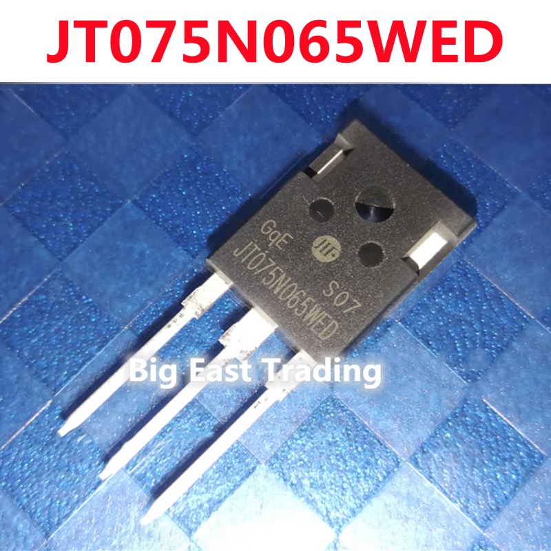 ทรานซิสเตอร์ IGBT JT075N065WED TO-247 JT075N065 075N065 TO247 75A 650V พลังงานสูง 2 ชิ้น