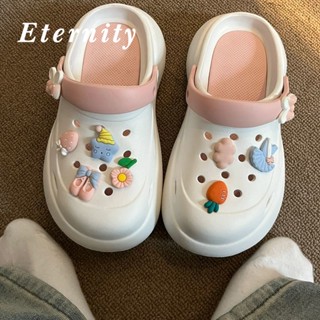 Eternity  รองเท้าหัวโต รองเท้าแตะผู้หญิง น่ารักหนาพื้นลื่น อาบน้ำในห้องน้ำ  32z072903 ทันสมัย Stylish Chic fashion B21H0IQ 36Z230909